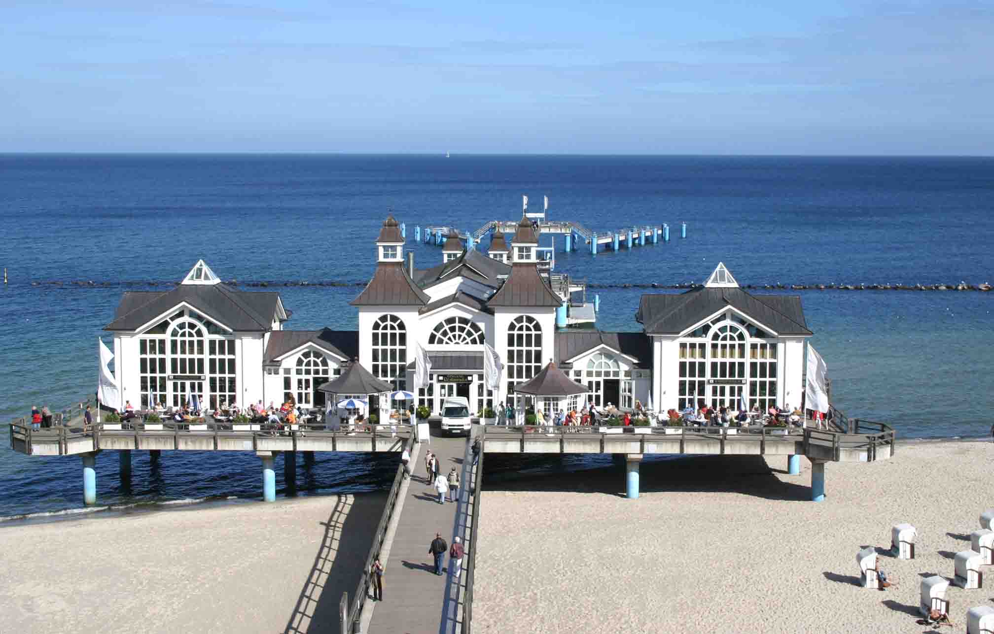 Die neu erbaute Seebr�cke im Ostseebad Sellin!