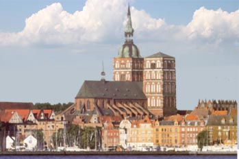 Hier sehen Sie die Hansestadt Stralsund!