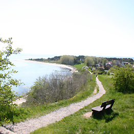 Ein Blick zum Strand am fr�hen Morgen!